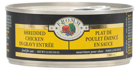 Fromm Shredded Chicken in Gravy Wet Cat Food 3oz