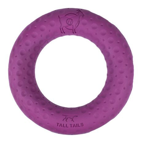 Tall Tails Goat Sport Ring Purple 12" Dog Toy
