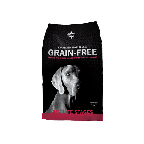 Diamond Naturals Dog Grain Free Beef 28lb