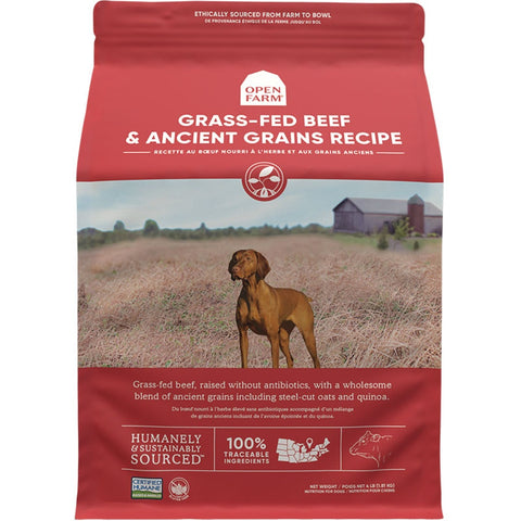 Open Farm Grass-Fed Beef & Ancient Grains Dry Dog Food