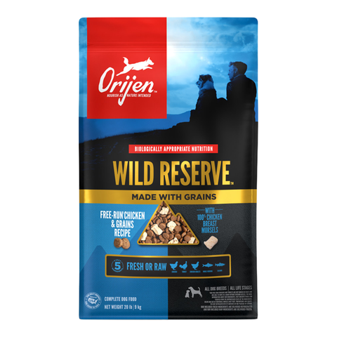 Orijen Wild Reserve Free-Run Chicken & Grains Dry Dog Food
