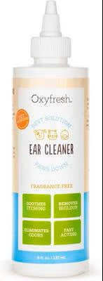 Oxyfresh Dog & Cat Sensitive & Sting Free Ear Cleaning Solution -8oz