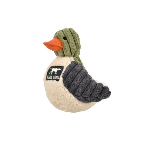 Tall Tails Duck with Squeaker 5" Dog Toy