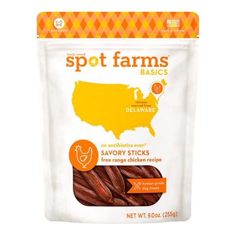Spot Farms Grain-Free Basic Chicken Sticks Dog Treats 9oz