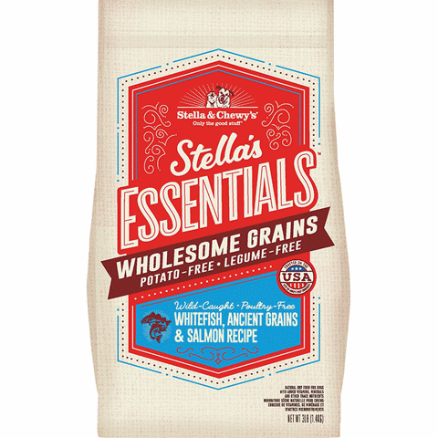 Stella & Chewy's Essentials Whitefish, Salmon & Ancient Grains Dog Food