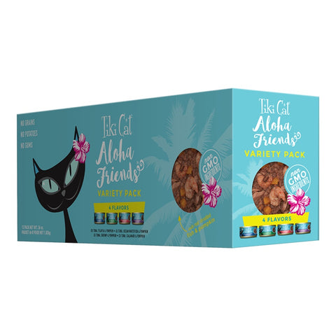 Tiki Cat  Aloha Friends Variety Grain-Free Wet Cat Food 3oz - 12pk