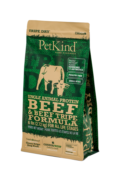 PetKind Tripe Dry Single Protein Beef Small Bites 6lb