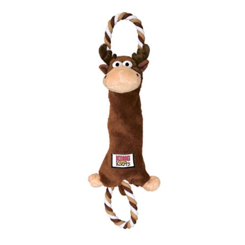 KONG Tugger Knot Dog Toy Large Moose
