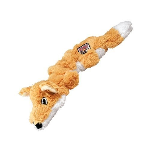 KONG Scrunch Knots Fox Dog Toy, Medium/Large