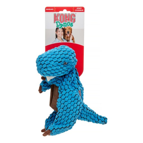 KONG Dynos T-Rex Squeaker Dog Toy - Large
