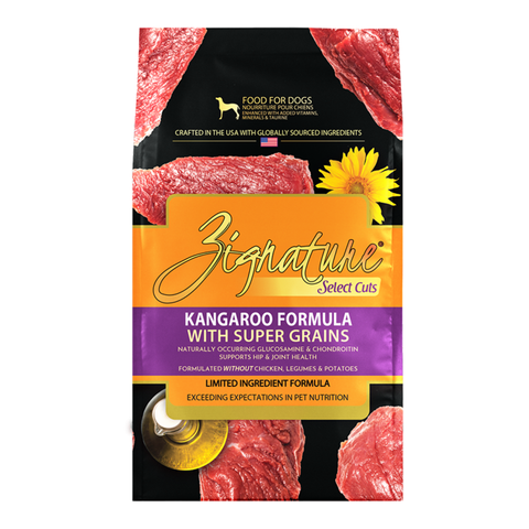 Zignature Select Cuts Super Grains Kangaroo Dry Dog Food