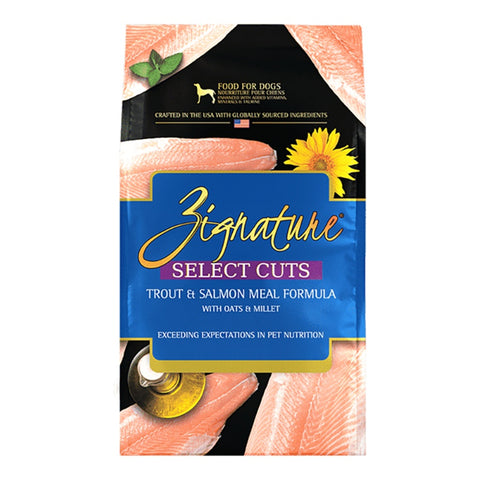 Zignature Select Cuts Super Grains Trout and Salmon Dry Dog Food