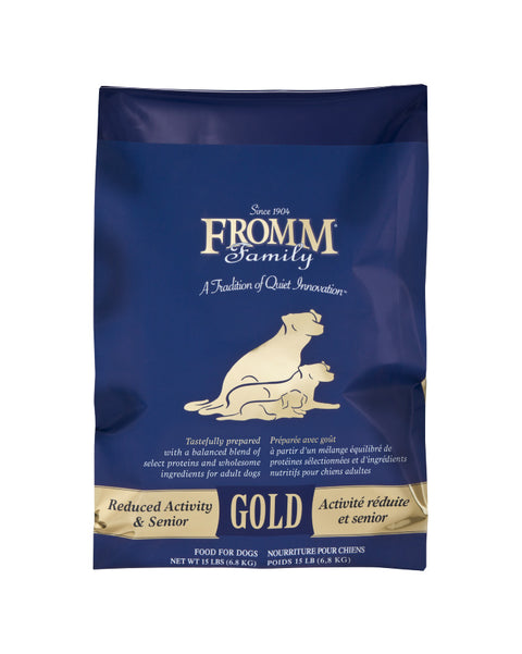 Fromm Gold Reduced Activity Senior Dry Dog Food 15lb