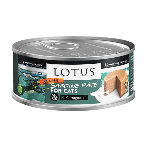 Lotus Sardine Pate Wet Cat Food 5.3oz