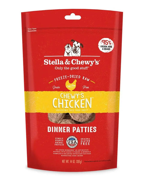 Stella & Chewy’s Freeze-Dried Chicken Dinner Patties for Dogs 14oz