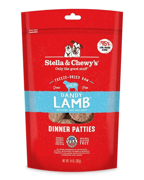 Stella & Chewy’s Freeze-Dried Lamb Dinner Patties for Dogs 14oz