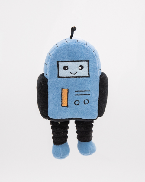 Zippy Paws Rosco the Robot Plush Dog Toy 8"