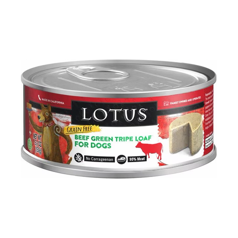 Lotus Grain-Free Beef Green Tripe Wet Dog Food 5.3oz