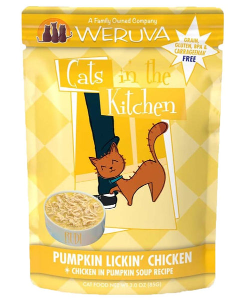 Weruva Cats in the Kitchen Pumpkin Lickin' Chicken Pouch 3oz