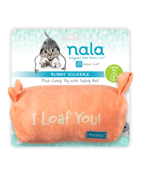 Caitec Nala Bunny Kickerz Pillow - I Loaf You Cat Toy