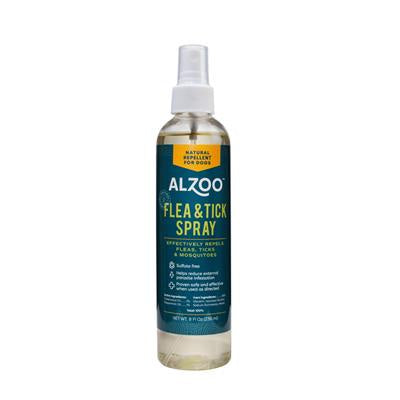 ALZOO Plant-Based Flea & Tick Spray for Dogs 8oz