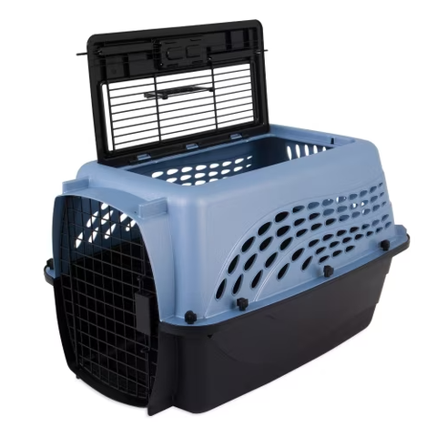 Petmate 2 Door Top Load Portable Dog & Cat Crate 24"