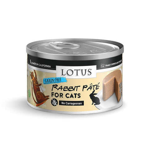 Lotus Rabbit Pate Wet Cat Food 2.75oz