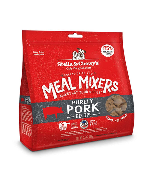 Stella & Chewy's Freeze-Dried Purely Pork Meal Mixers for Dogs 3.5oz