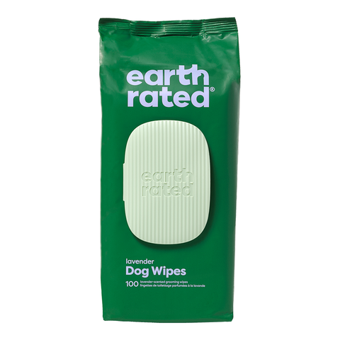 Earth Rated Lavender Scented Dog Wipes 100ct