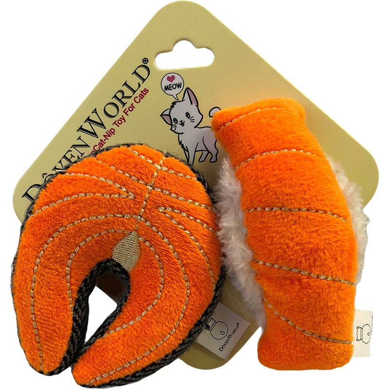 Salmon shop cat toy