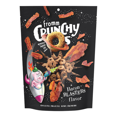 Fromm Crunchy O's Bacon Blasters Dog Treats 6oz