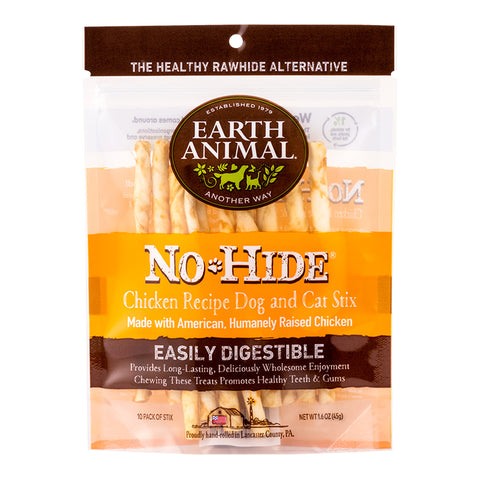 Earth Animal Chicken No-Hide® Stix Dog Chews