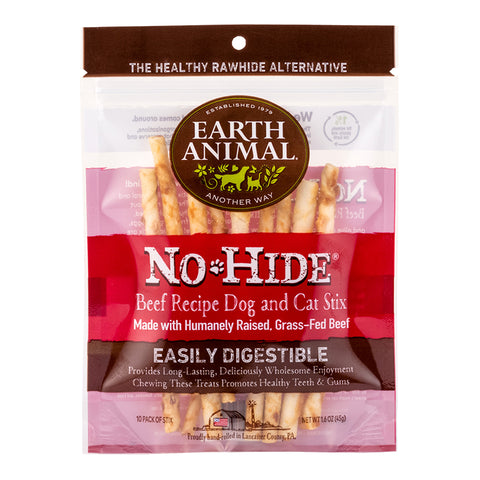 Earth Animal Beef No-Hide® Stix Dog Chews