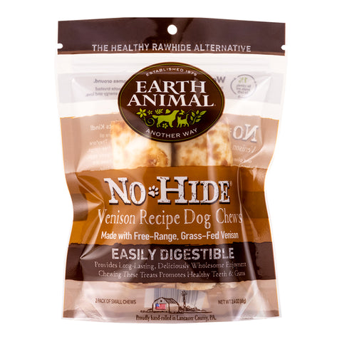 Earth Animal Venison No-Hide® Dog Chew 2-Pack
