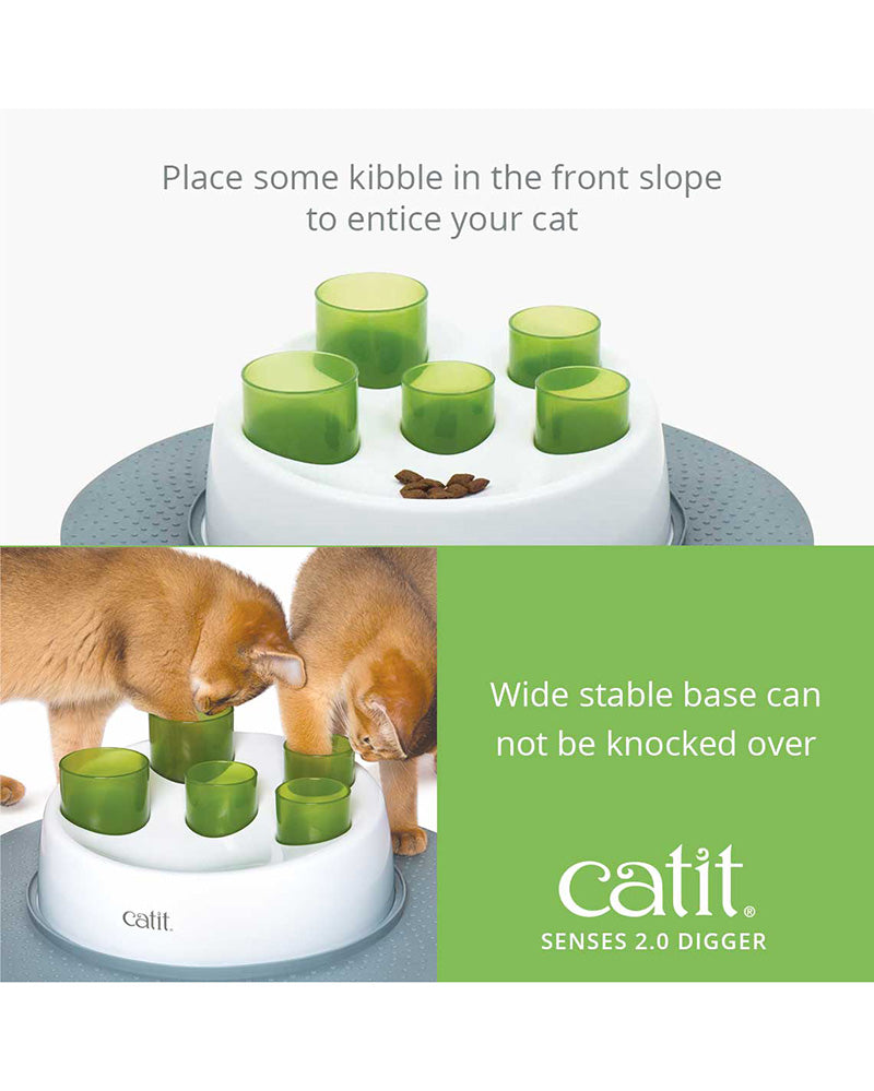 Catit Senses 2.0 Digger Interactive Slow Cat Feeder