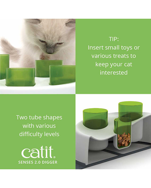 Catit Senses 2.0 Digger Interactive Slow Cat Feeder