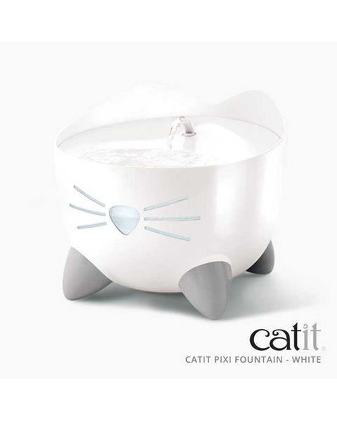 Catit Pixi Cat Drinking Fountain - White