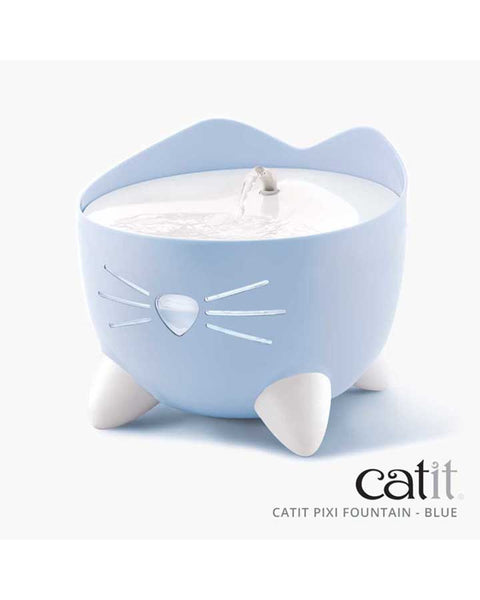 Catit Pixi Cat Drinking Fountain - Light Blue
