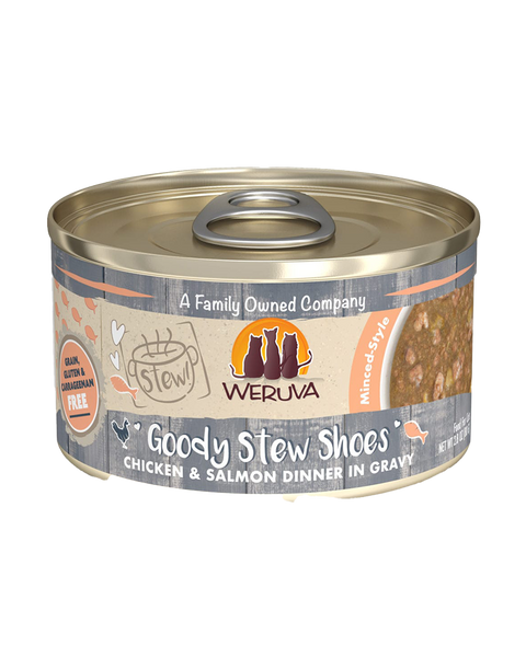 Weruva Goody Stew Shoes Wet Cat Food 2.8oz