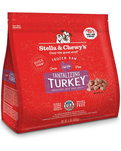 Stella & Chewy’s Frozen Turkey Dinner Morsels for Dogs 4lb