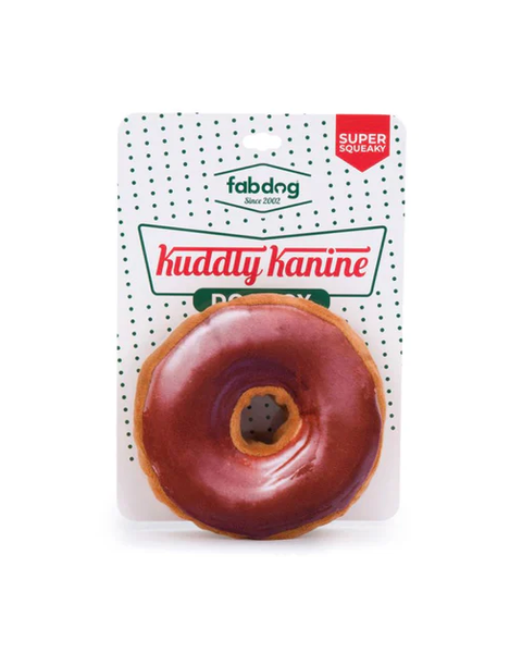 FabDog Foodies Kuddly Kanine Donut Dog Toy