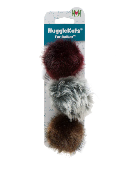 HuggleKats® Fur Ballies 3-Pack Cat Toy