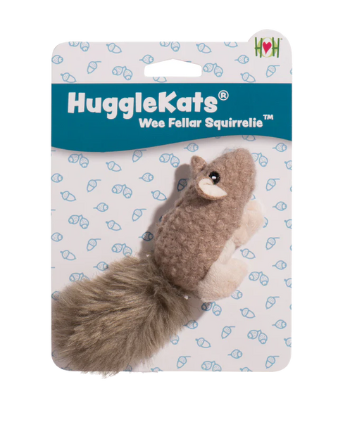 HuggleKats® Wee Fellar Squirrelie Catnip Cat Toy
