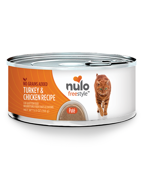 Nulo Freestyle Turkey & Chicken Paté Wet Cat Food 5.5oz