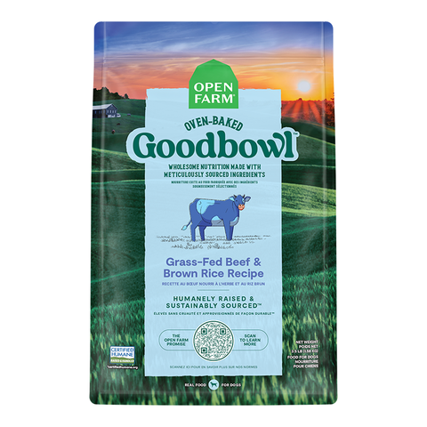 Open Farm Goodbowl Grass-Fed Beef & Brown Rice 22lb