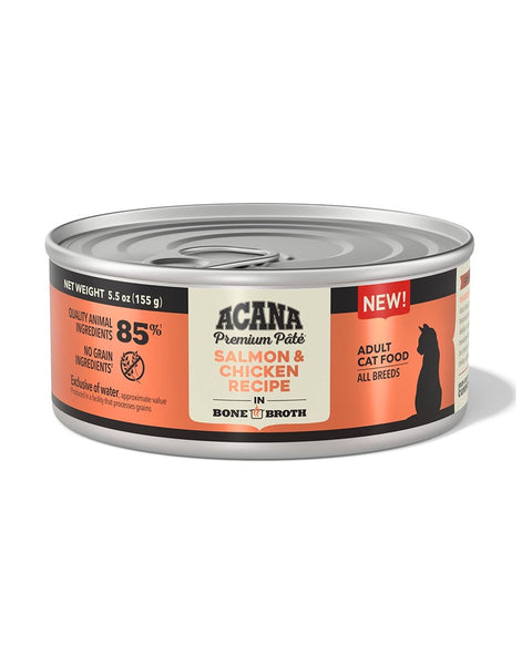 Acana Premium Pate - Salmon & Chicken Recipe Wet Cat Food 5.5oz