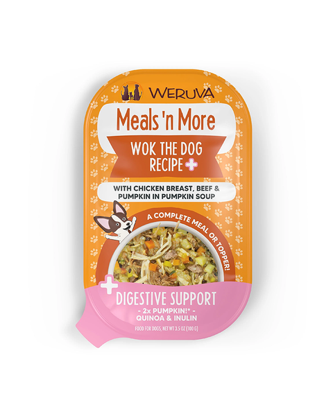 Weruva Wok the Dog Plus Digestive Support Wet Dog Food 3.5oz