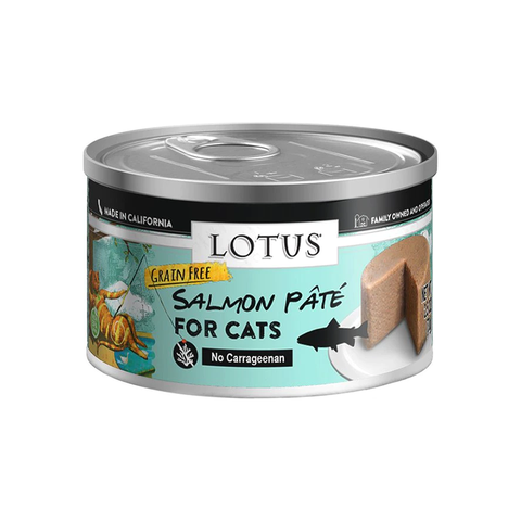 Lotus Salmon & Vegetable Pate Wet Cat Food 2.75oz