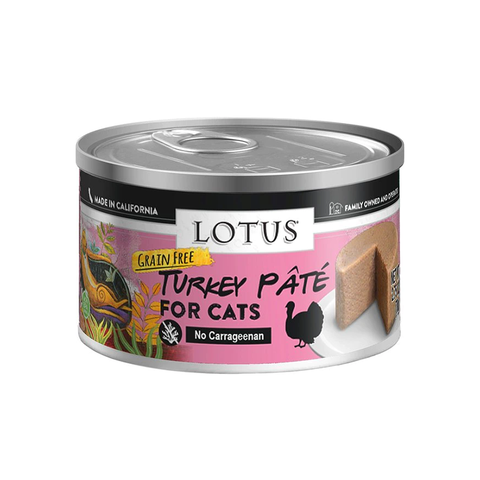 Lotus Turkey Pate Wet Cat Food 2.75oz