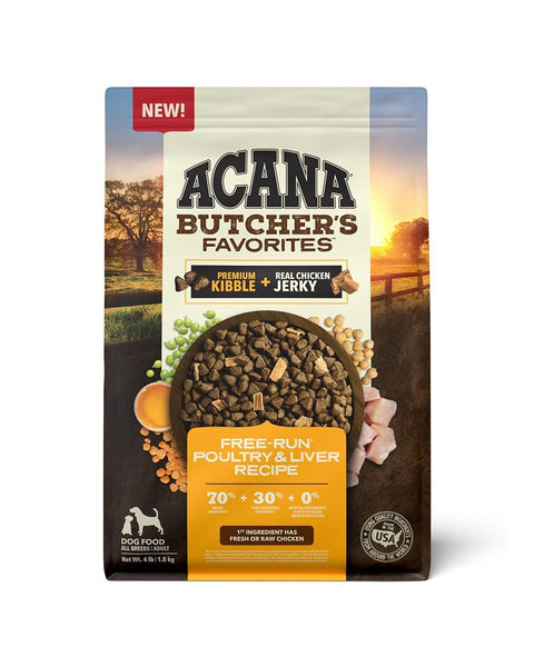 Acana Butcher's Favorites Free-Run Poultry Dry Dog Food 4lb